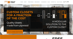 Desktop Screenshot of modularclosets.com